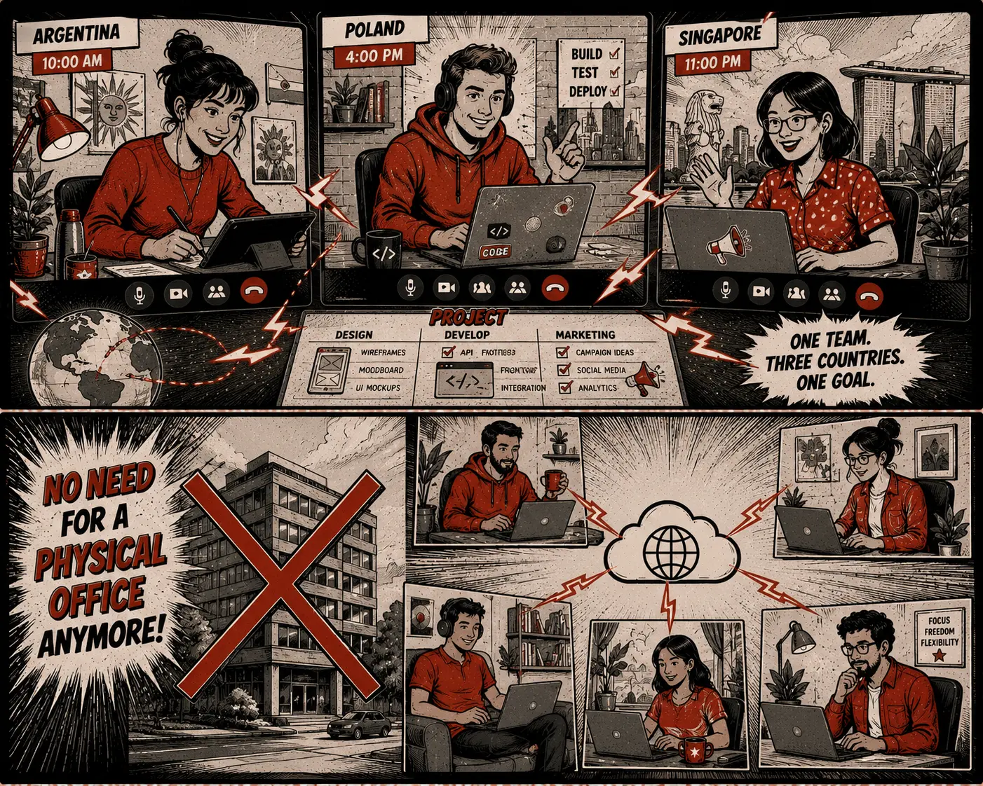 The office was an industrial-era solution for physical work.
