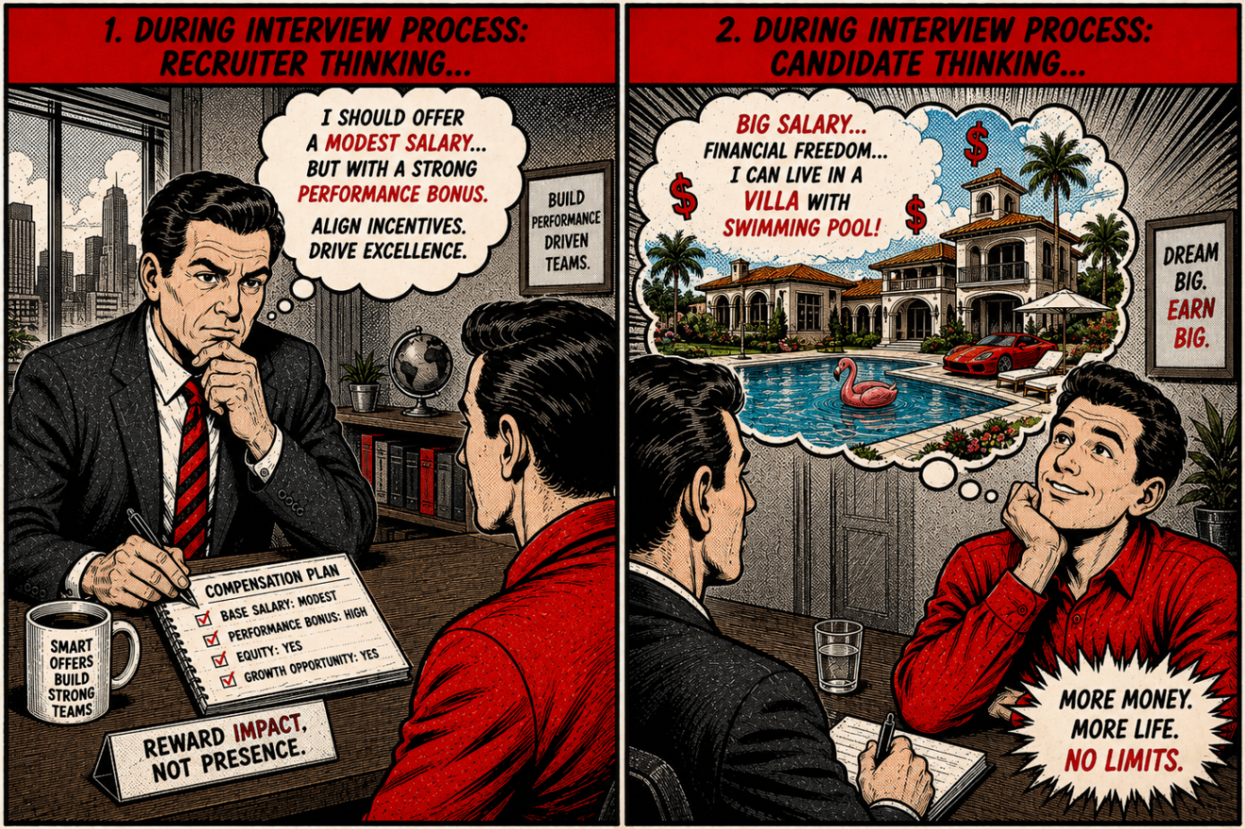 Clear salary expectations during the interview process