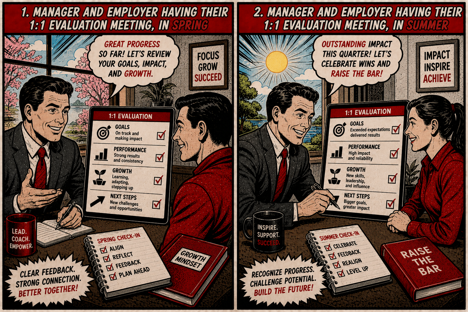 The right frequency and structure for remote evaluations.