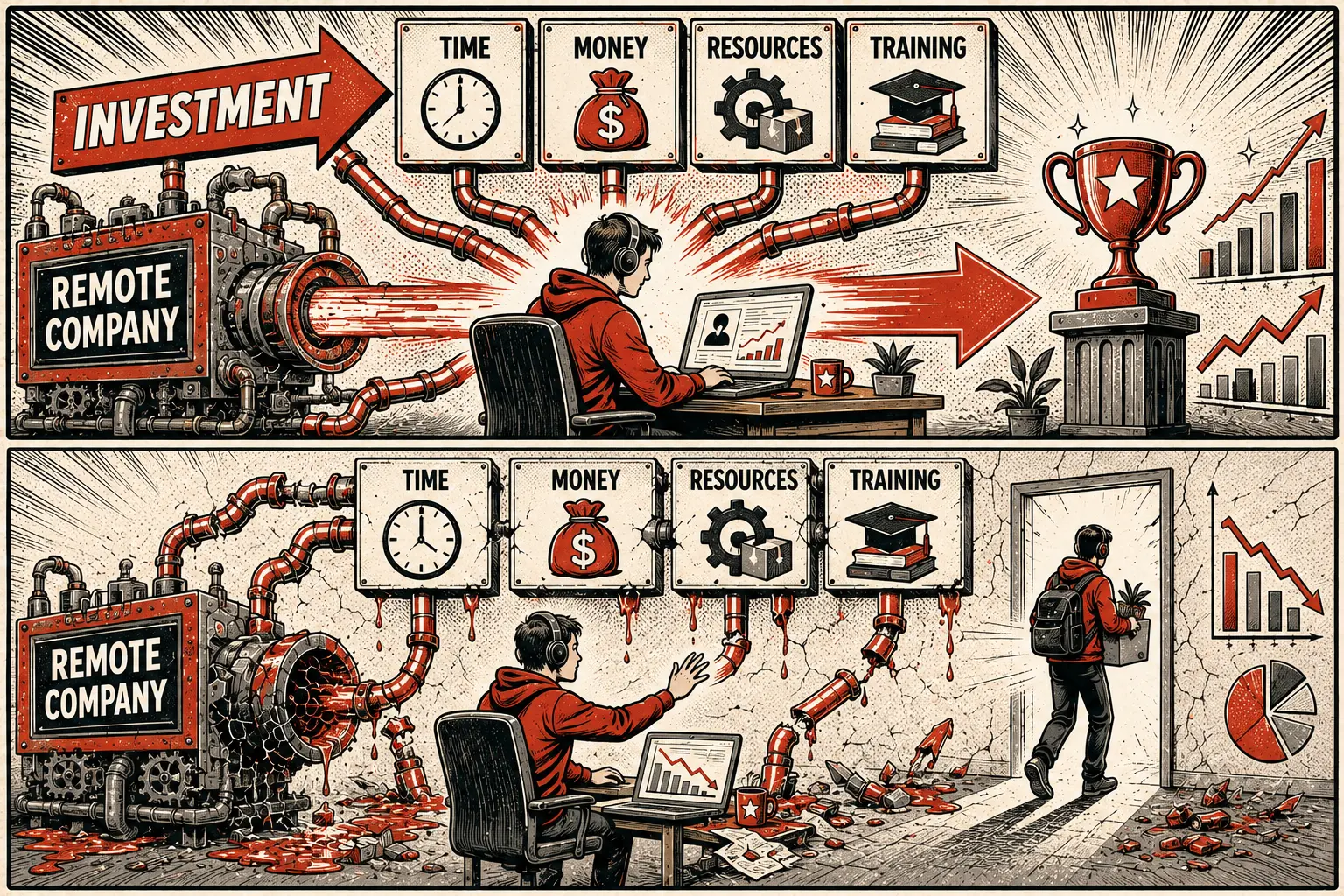 Why hiring mistakes are expensive for remote companies.